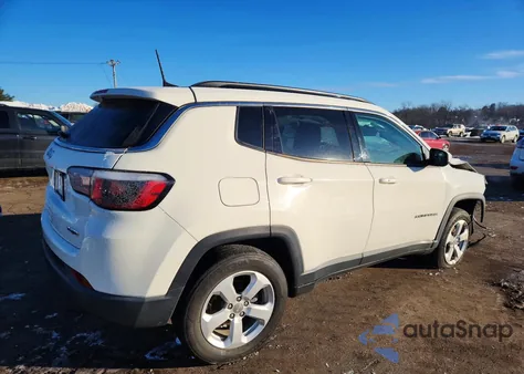 2019 Jeep Compass Latitude z USA, uszkodzony, nr VIN 3C4NJDBB9KT755243